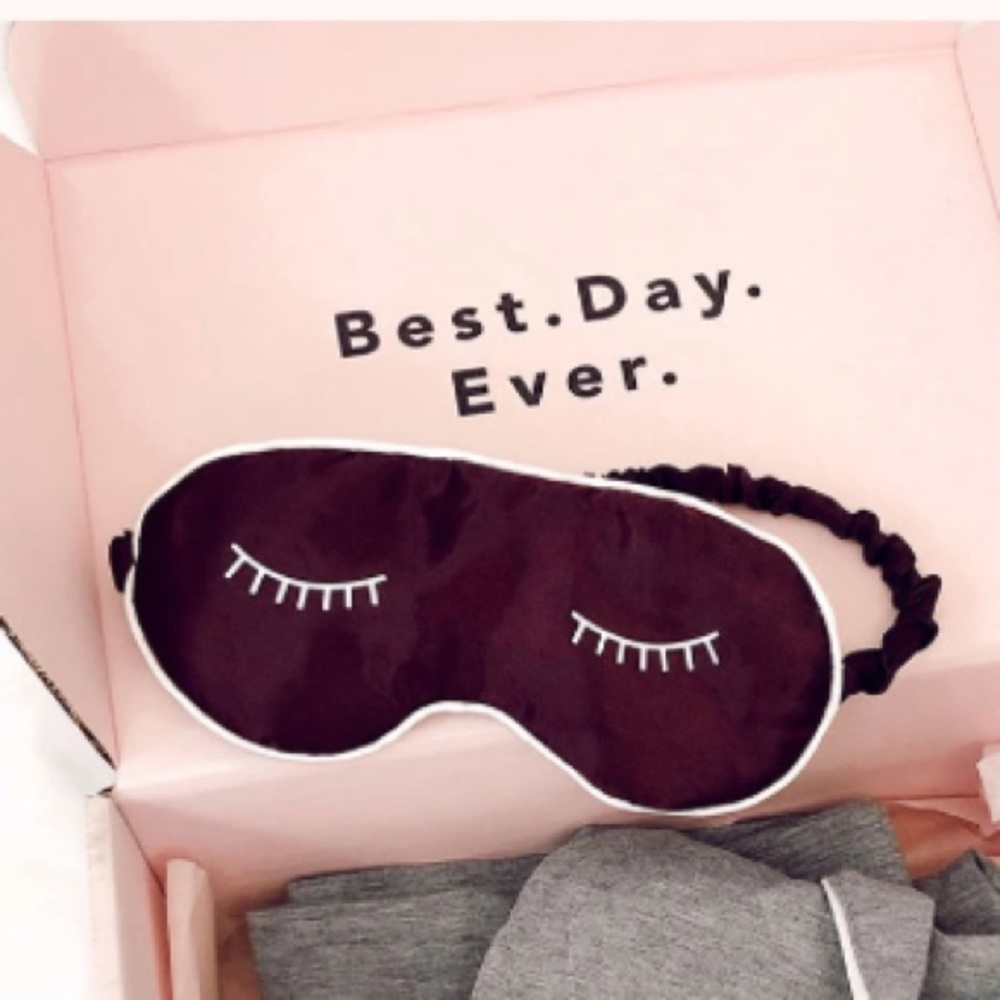 Hit Snooze Sleep Mask - Plum